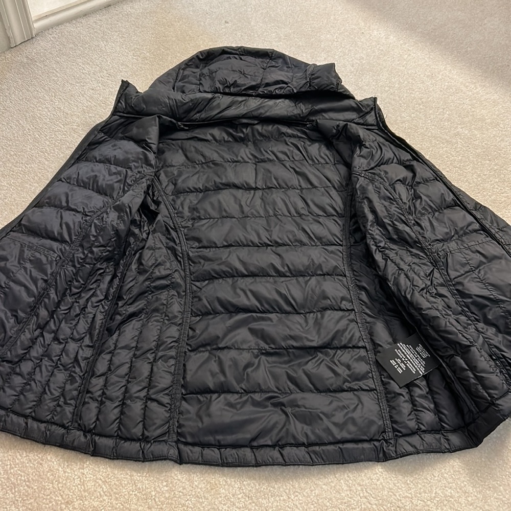 Black Light Puffer Down Winter Jacket - image 3